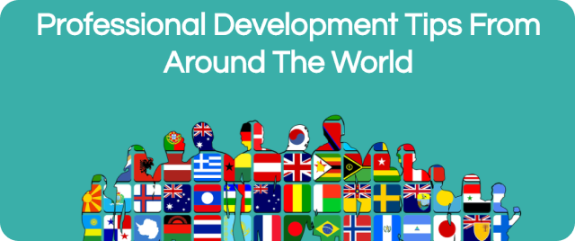 Professional Development Tips From Around The World - Banner